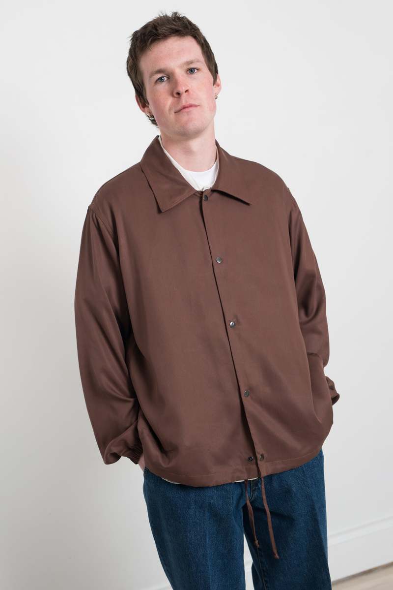 mfpen Tencel Practice Jacket - Brown | Garmentory