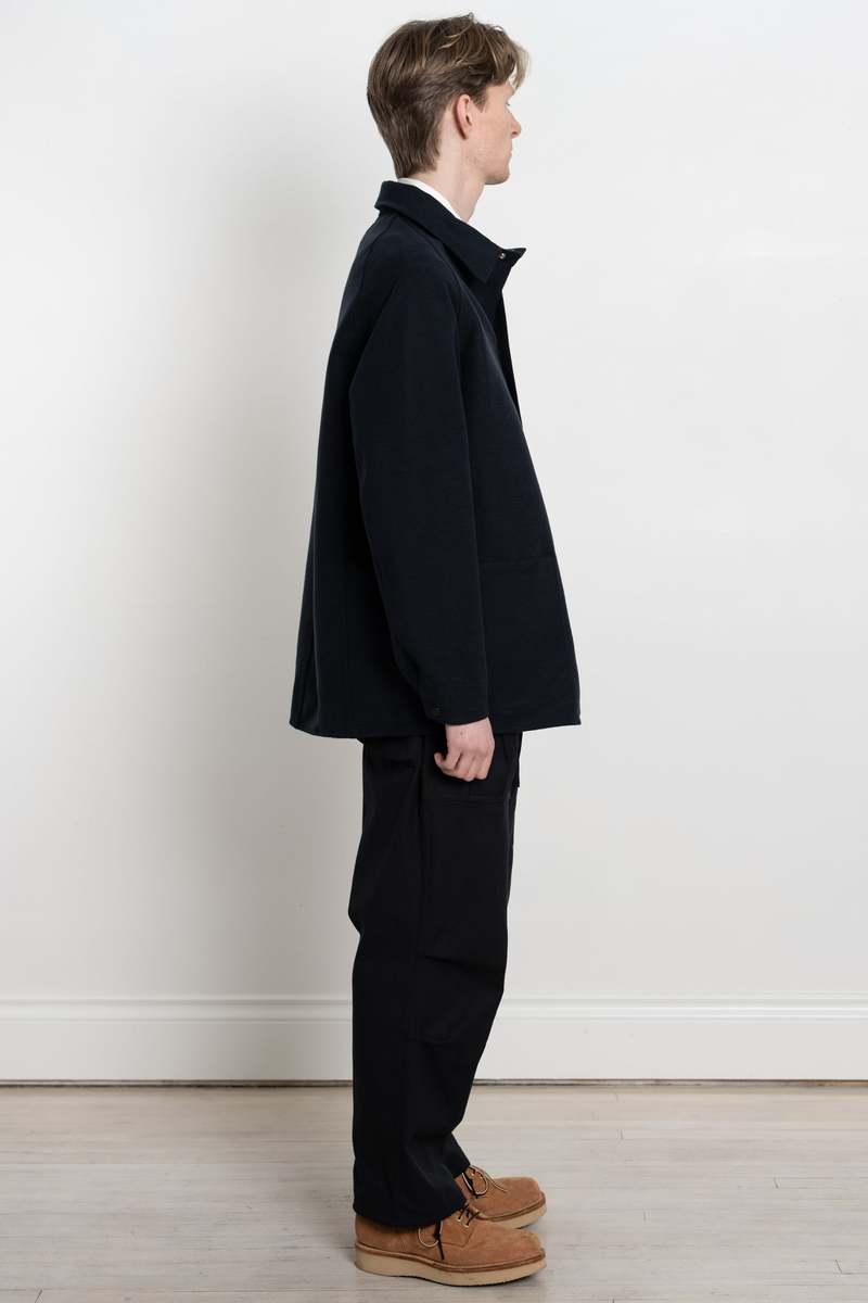 Sassafras Pruner Double Flannel Coat - Navy | Garmentory