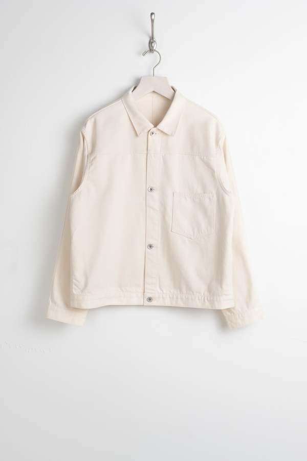 【nanamica】Short Denim Jacket Natural Nanamica Short Denim Jacket - Natural | Garmentory