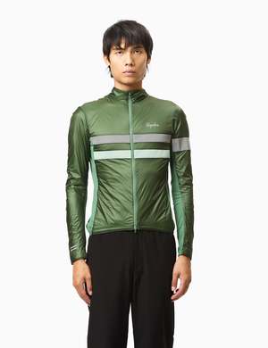 Rapha Brevet Insulated Jacket - Dark Green/Pale Green | Garmentory
