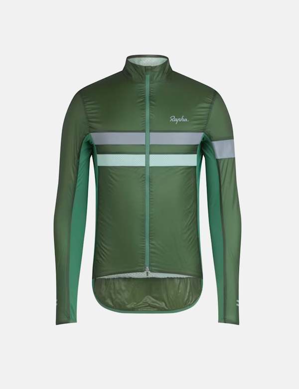 Rapha Brevet Insulated Jacket - Dark Green/Pale Green | Garmentory