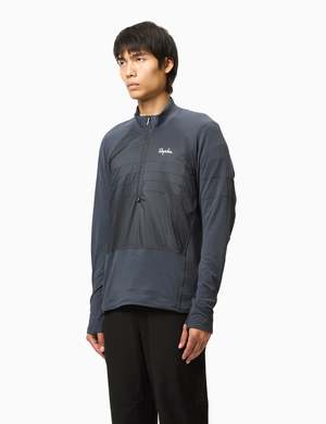 Rapha Explore Zip Neck Pullover - Ink Blue | Garmentory