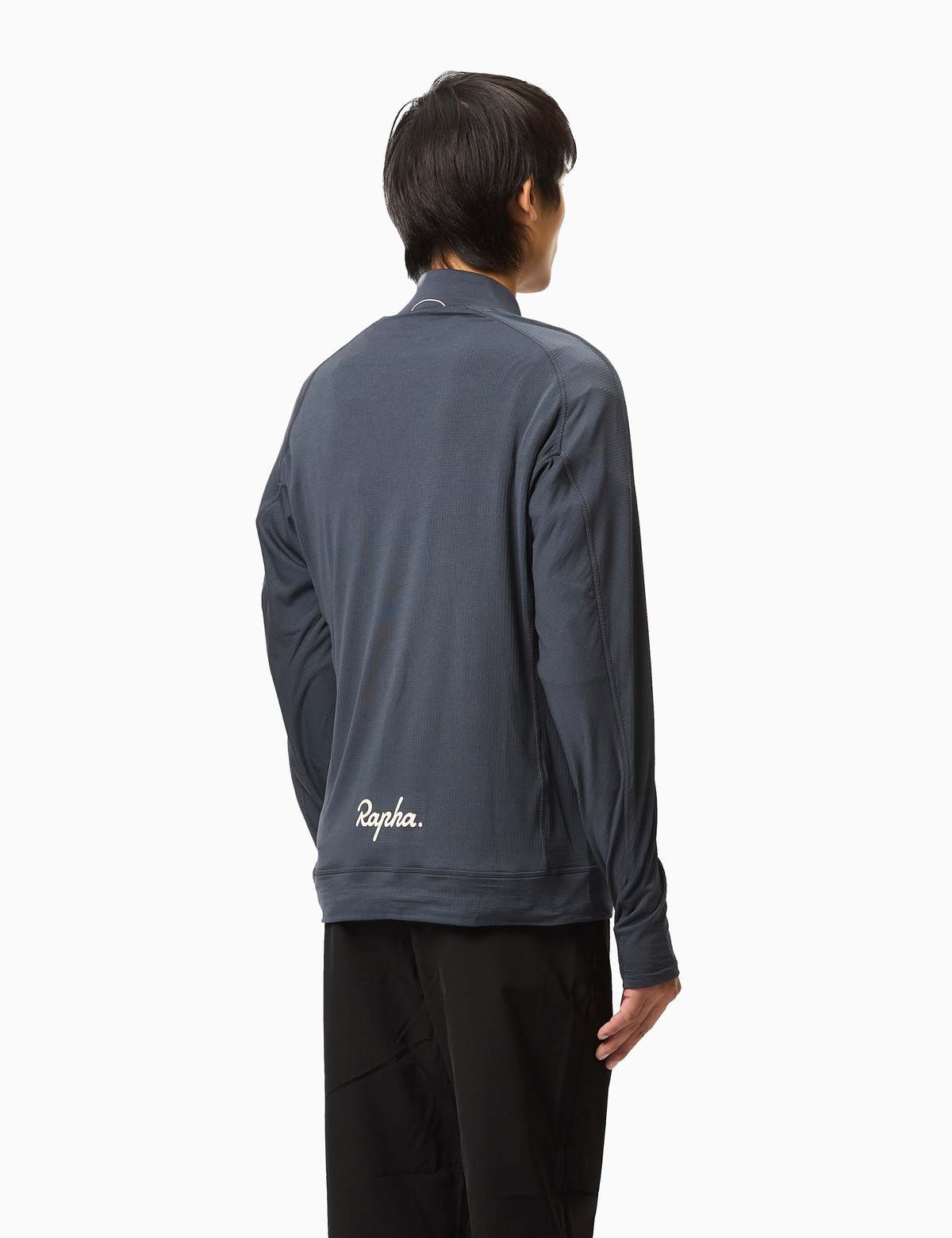 Rapha Explore Zip Neck Pullover - Ink Blue | Garmentory