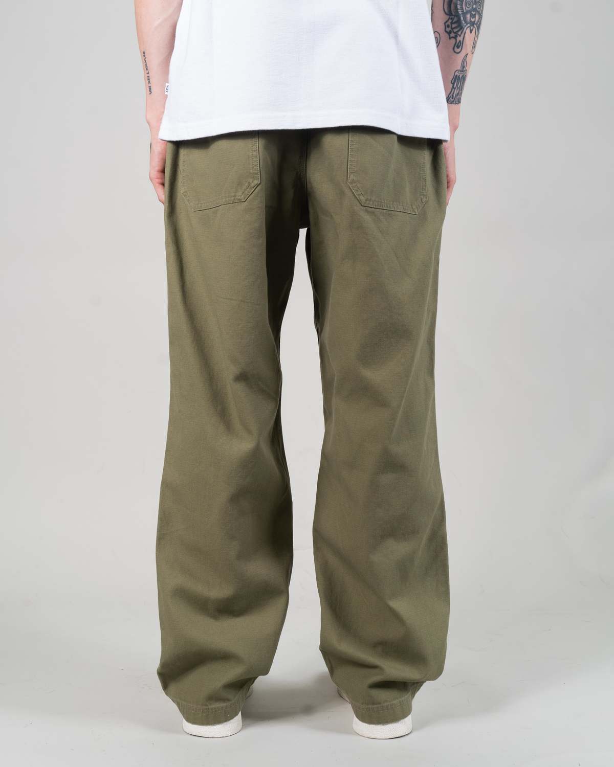 FRIZMWORKS JUNGLE CLOTH DOUBLE KNEE PANTS - KHAKI | Garmentory