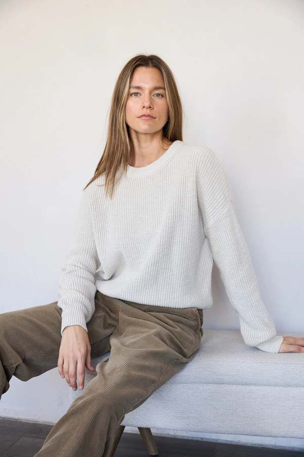 It Is Well L.A. Pull-On Sweater - Natural