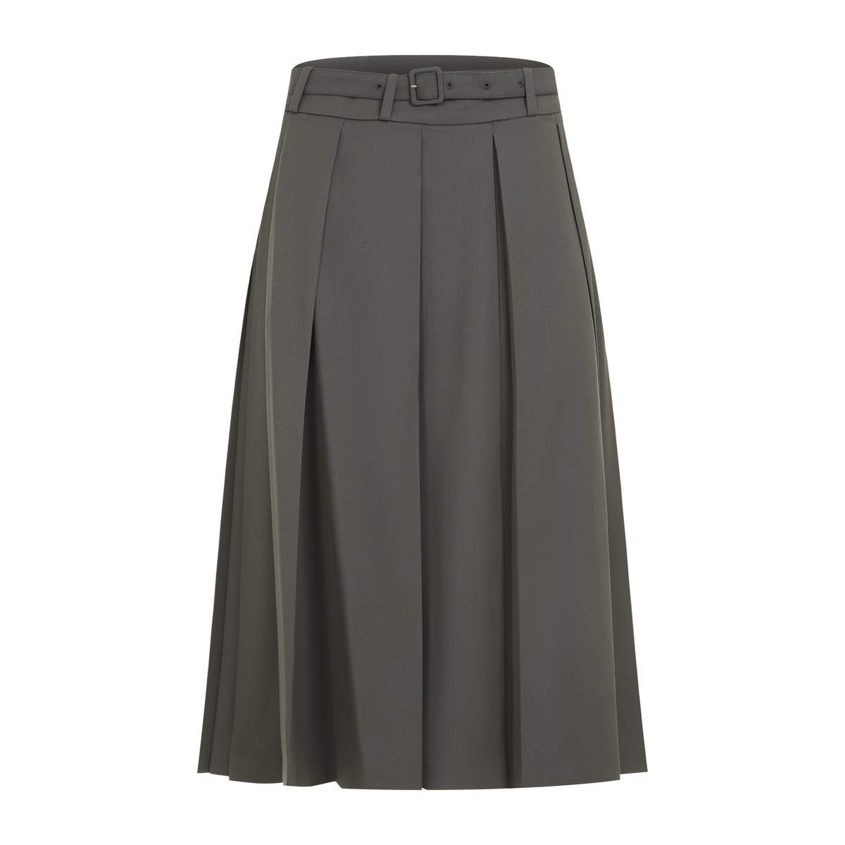 スカート PATOU FW24 SIGNATURE PLEATED MIDI SKIRT (SK0700103 999B) Patou Pleated Midi Skirt | Neutrals | FARFETCH