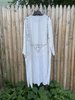 Kahle Embroidered Linen Robe - Thumbnail 7