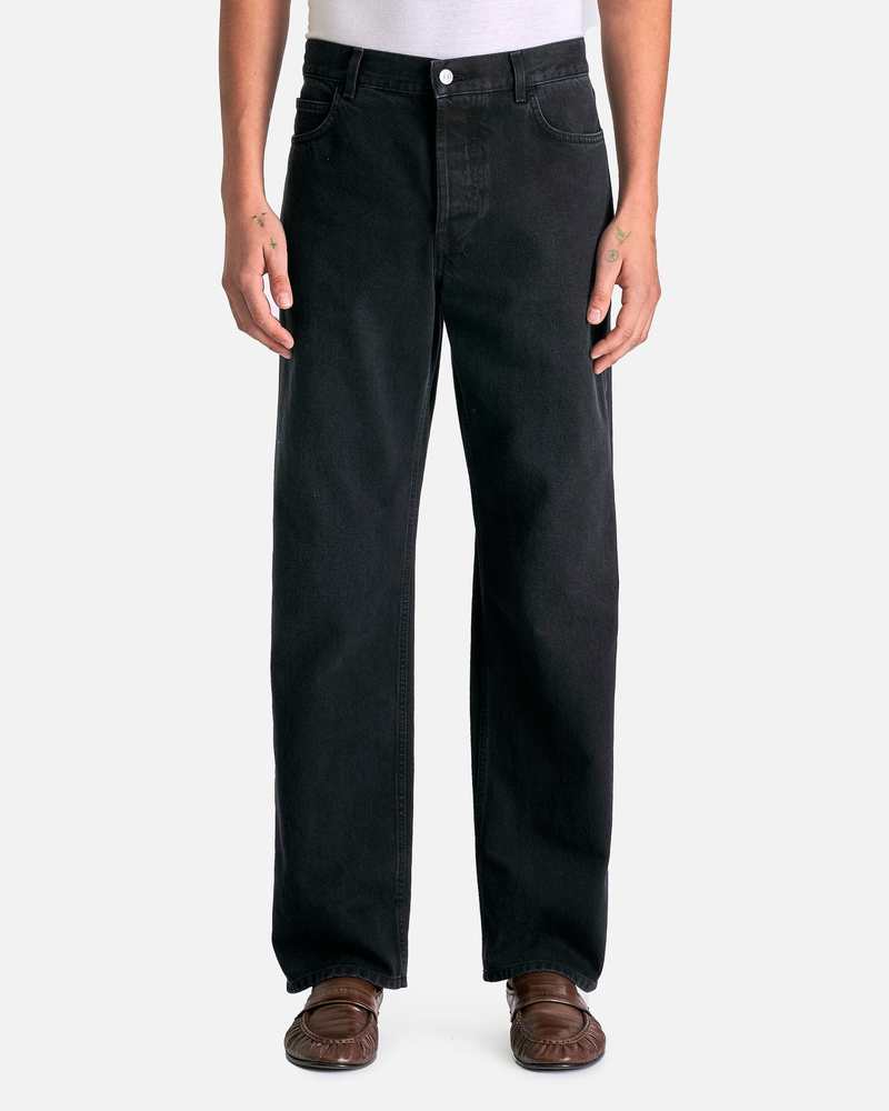The Row Ross Jean - Black | Garmentory