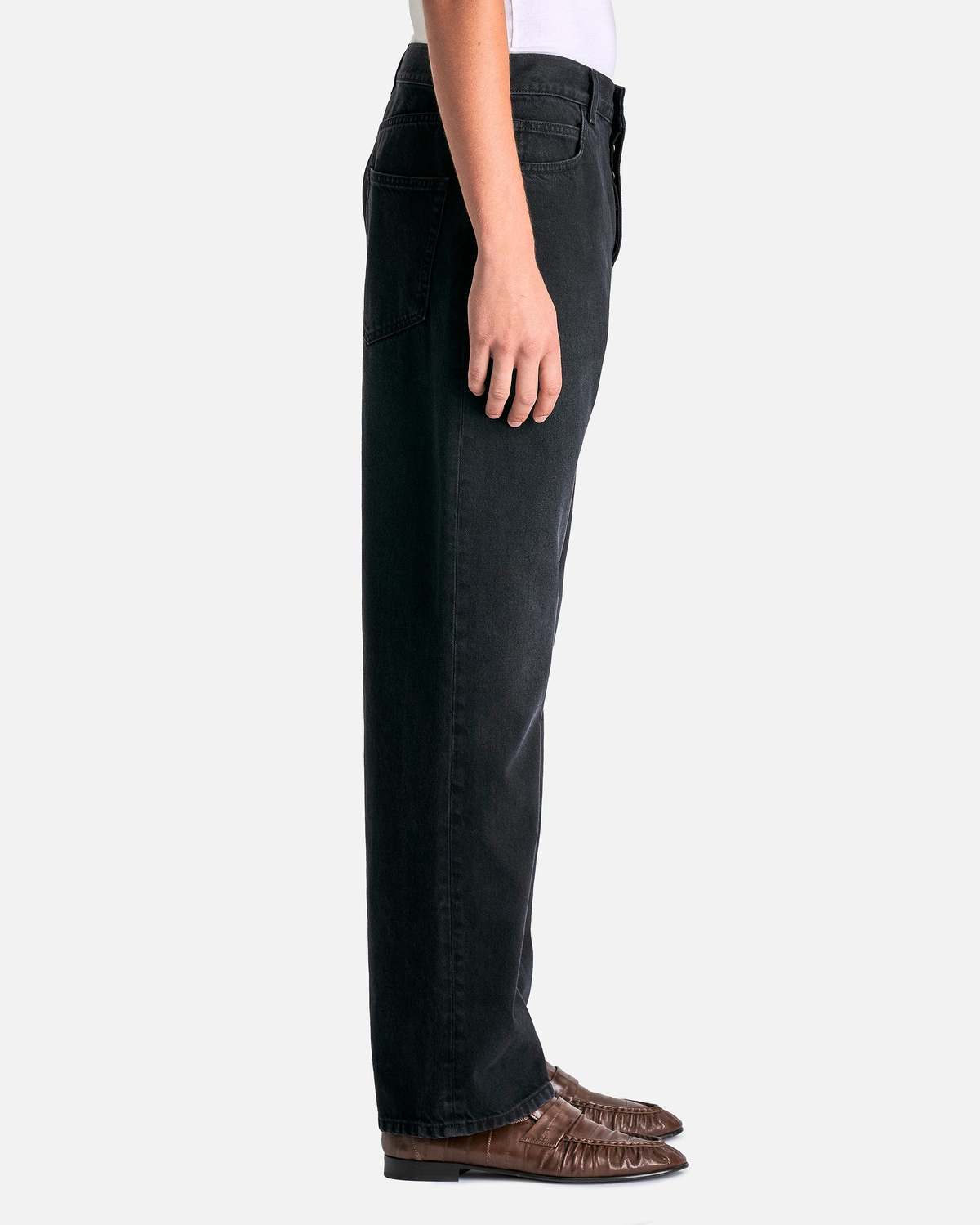 新品 THE ROW Ross Jean ストレートデニム 32 Ross Jean Black in Denim – The Row