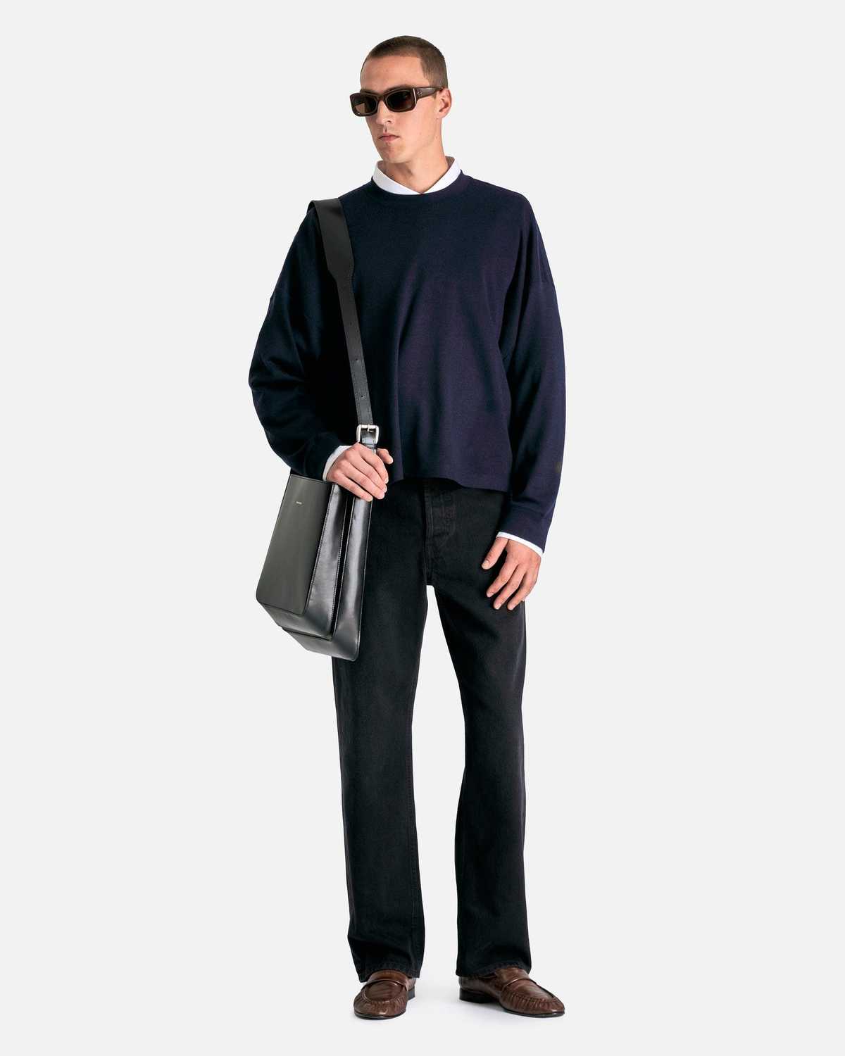 The Row Ross Jean - Black | Garmentory