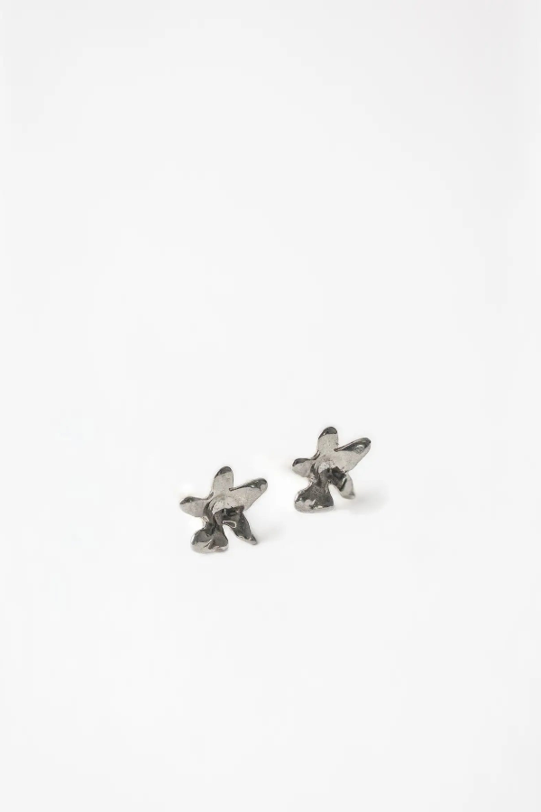 Wolf Circus Boucle D'oreilles Fleur - Argent