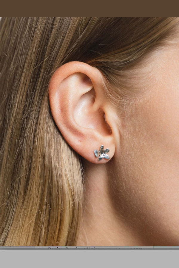 Wolf Circus Boucle D'oreilles Fleur - Argent