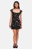 For Love & Lemons Aigrette Mini Dress - Black - Thumbnail 5