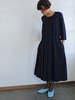 Vintage Comme des Garcons Pleated Dress - Navy - Thumbnail 2