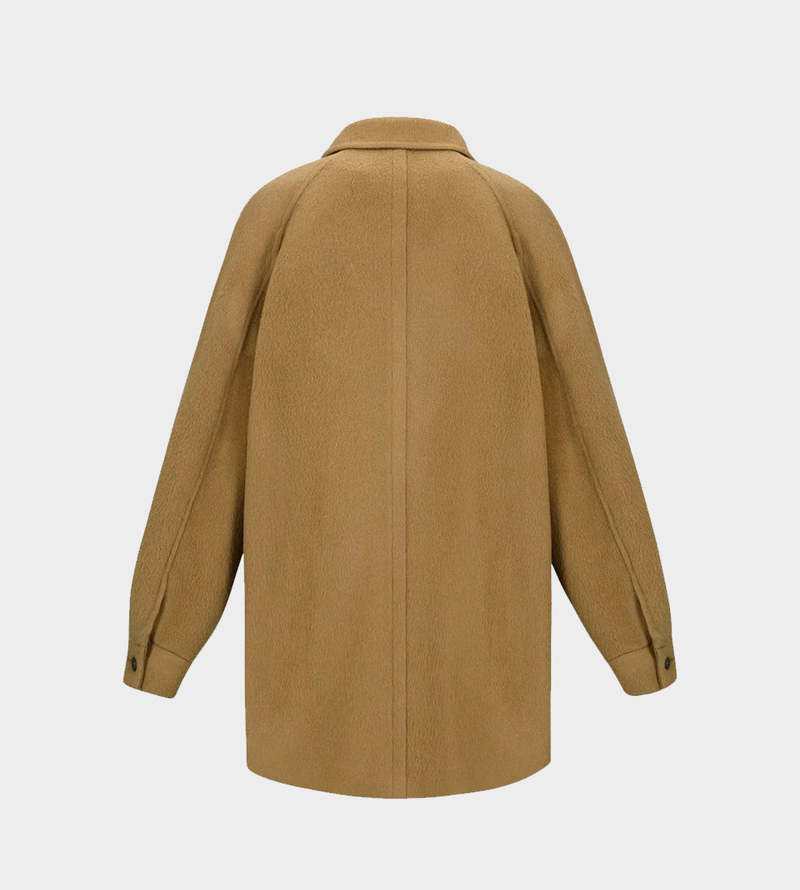 【ANDERSSON BELL】OVERSIZED PEA COAT ANDERSSON BELL Oversized Pea Coat - Brown | Garmentory