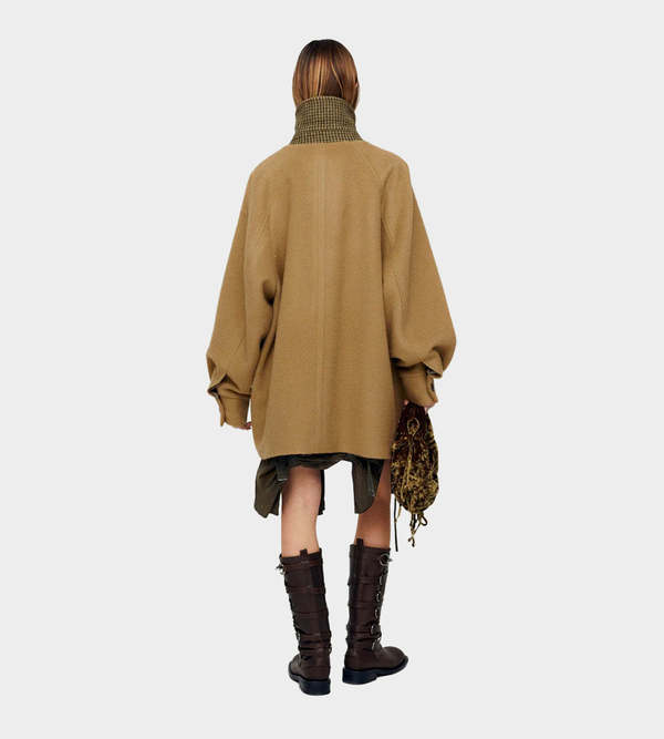 【ANDERSSON BELL】OVERSIZED PEA COAT ANDERSSON BELL Oversized Pea Coat - Brown | Garmentory