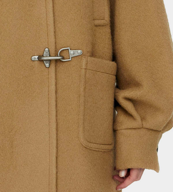 【ANDERSSON BELL】OVERSIZED PEA COAT ANDERSSON BELL Oversized Pea Coat - Brown | Garmentory