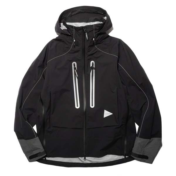 And Wander Pertex Shield Rain Jacket - Black | Garmentory