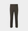 Issey Miyake Wool-like Pleated Pants - Chocolate - Thumbnail 1