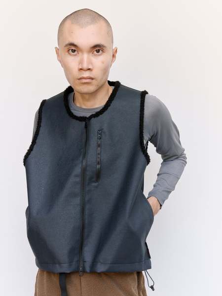 GR10K Aimless Compact Knit Vest - Grey | Garmentory