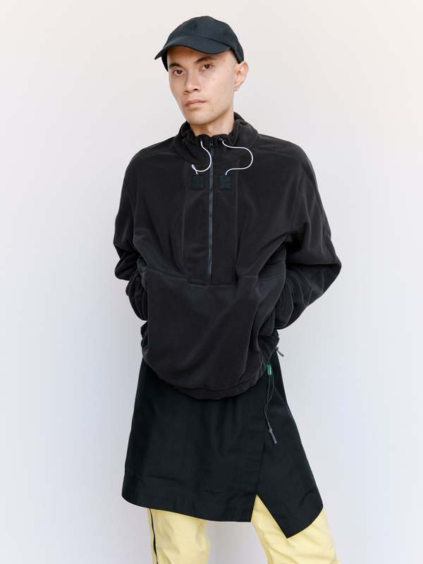 【限定値】GR10K POLARTEC FLEECE HOODIE JUMPER GR10K Polartec® Fleece Hoodie Jumper (Black) | COMRADE