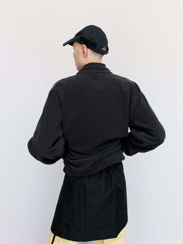 GR10K Polartec Fleece High Neck Jumper - Black | Garmentory