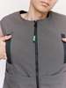 GR10K Light Cordura Deck Operator Padded Vest - Dove Gray - Thumbnail 2