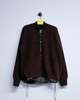 GR10K Felted Knit Jacket - Rusty Brown - Thumbnail 8