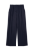 Facettes Studio Bianca Linen Canvas Pants - Navy Blue - Thumbnail 1