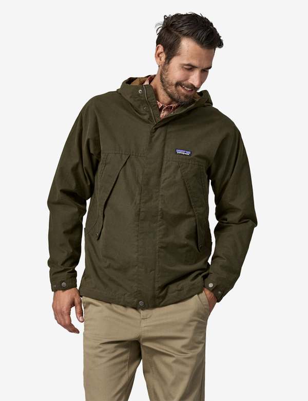 Patagonia Waxed Cotton Jacket - Basin Green | Garmentory
