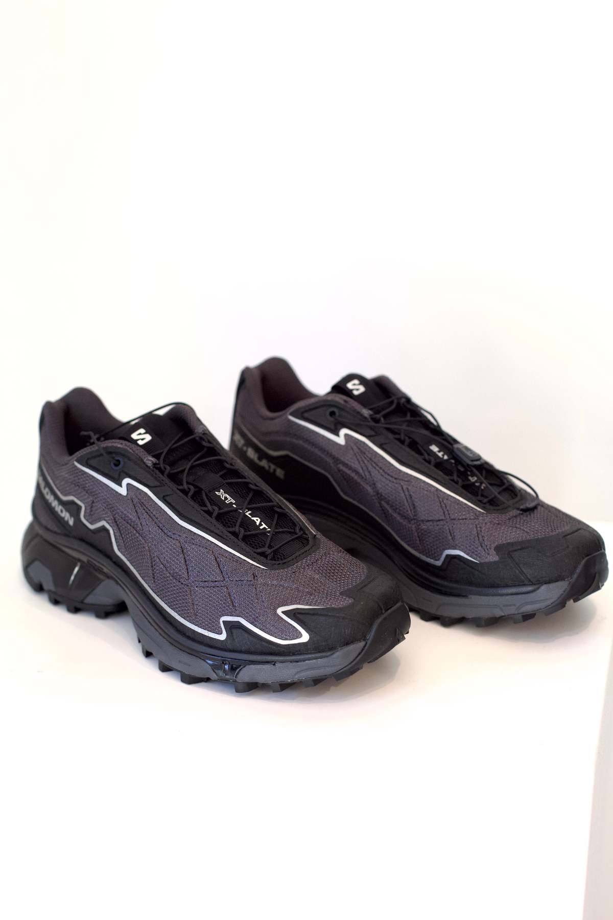 【SALOMON】 24FW XT-Slate Black 22~31cm Salomon Black XT-Slate Sneakers - Casual Shoes - BeyondStyle