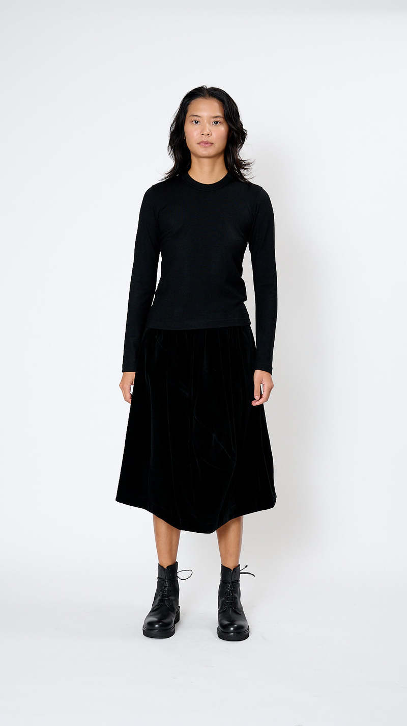 トップス noir kei ninomiya mesh long sleeve noir kei ninomiya COMME des GARCONS Long Sleeve Shirt Black