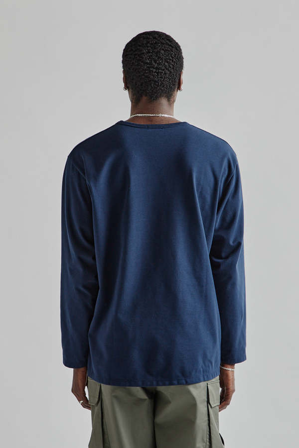 Nanamica COOLMAX Jersey L/S Tee - Navy