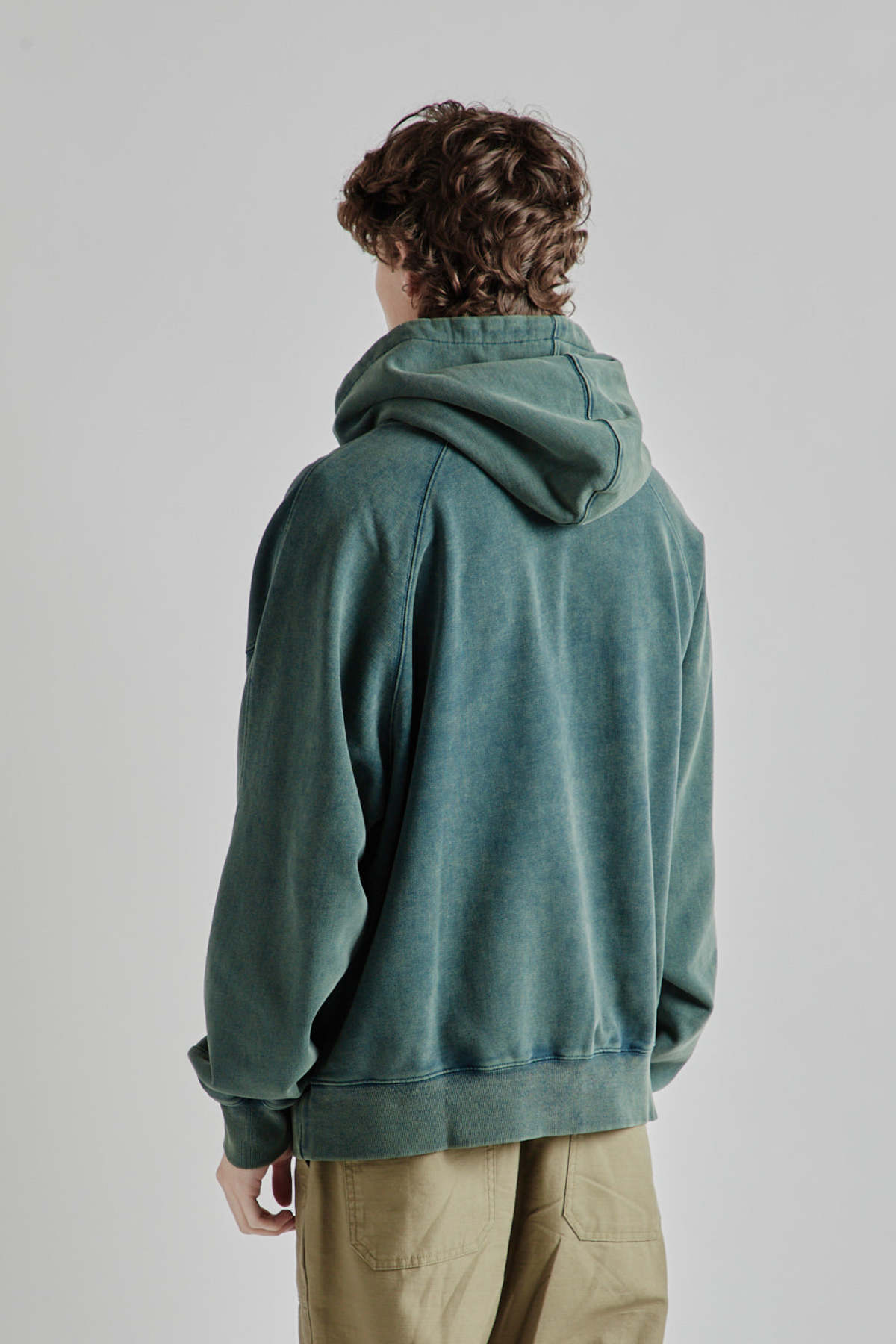 FRIZMWORKS OG Vintage Dyeing Pullover Hoody - Dark Green