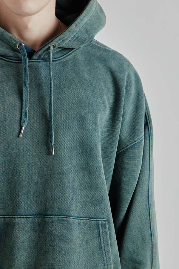 FRIZMWORKS OG Vintage Dyeing Pullover Hoody - Dark Green