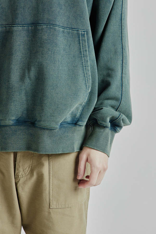 FRIZMWORKS OG Vintage Dyeing Pullover Hoody - Dark Green