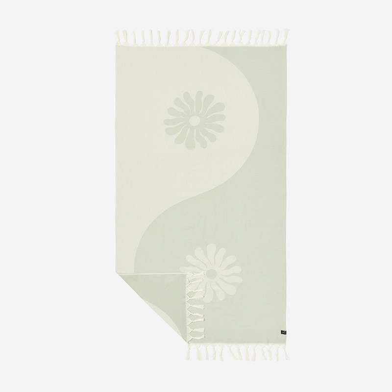 Slowtide Botanical Balance Turkish Towel - Coastal Mist Slowtide Botanical Balance Turkish Towel - Coastal Mist