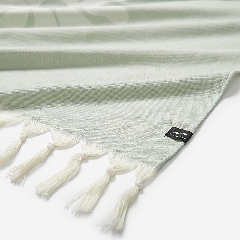Slowtide Botanical Balance Turkish Towel - Coastal Mist Slowtide Botanical Balance Turkish Towel - Coastal Mist