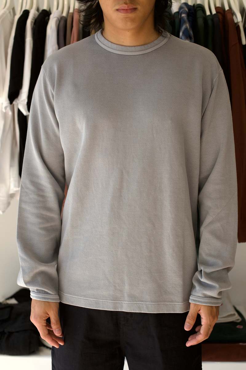 Lady White Co. L/S Mesh Top - Pigment Chalk | Garmentory