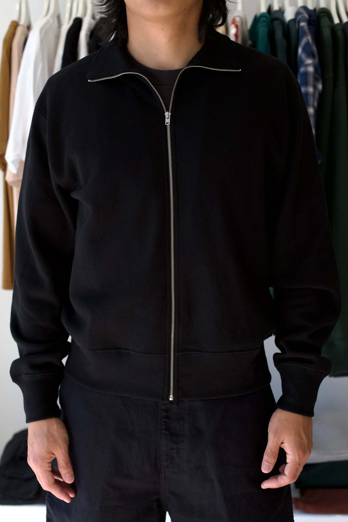 Lady White Co. Mesh Full Zip - Black | Garmentory