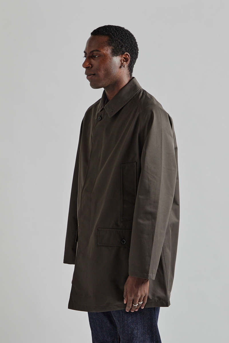 Nanamica 2L GORE-TEX Short Soutien Collar Coat - Charcoal