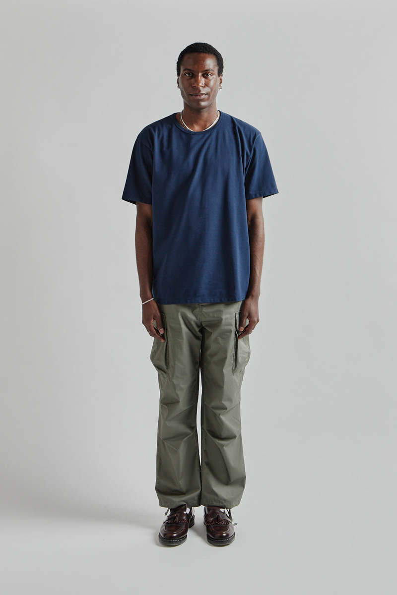 Nanamica COOLMAX Jersey Tee - Navy