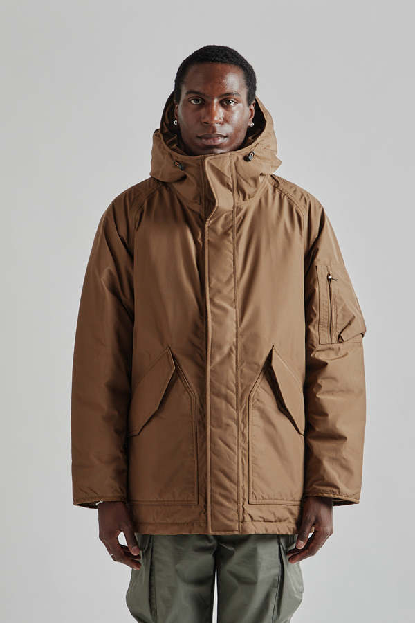Nanamica GORE-TEX Down Coat - Wet Sand | Garmentory