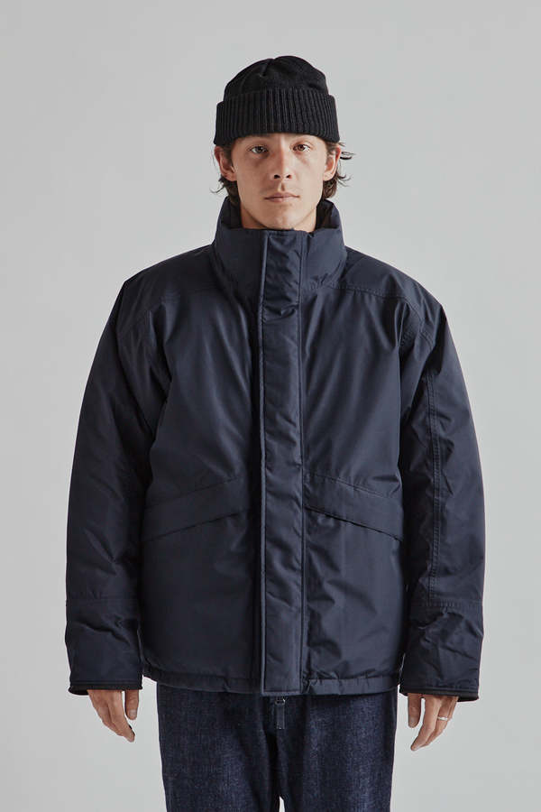 Nanamica Gore-Tex Short Down Jacket - Navy | Garmentory