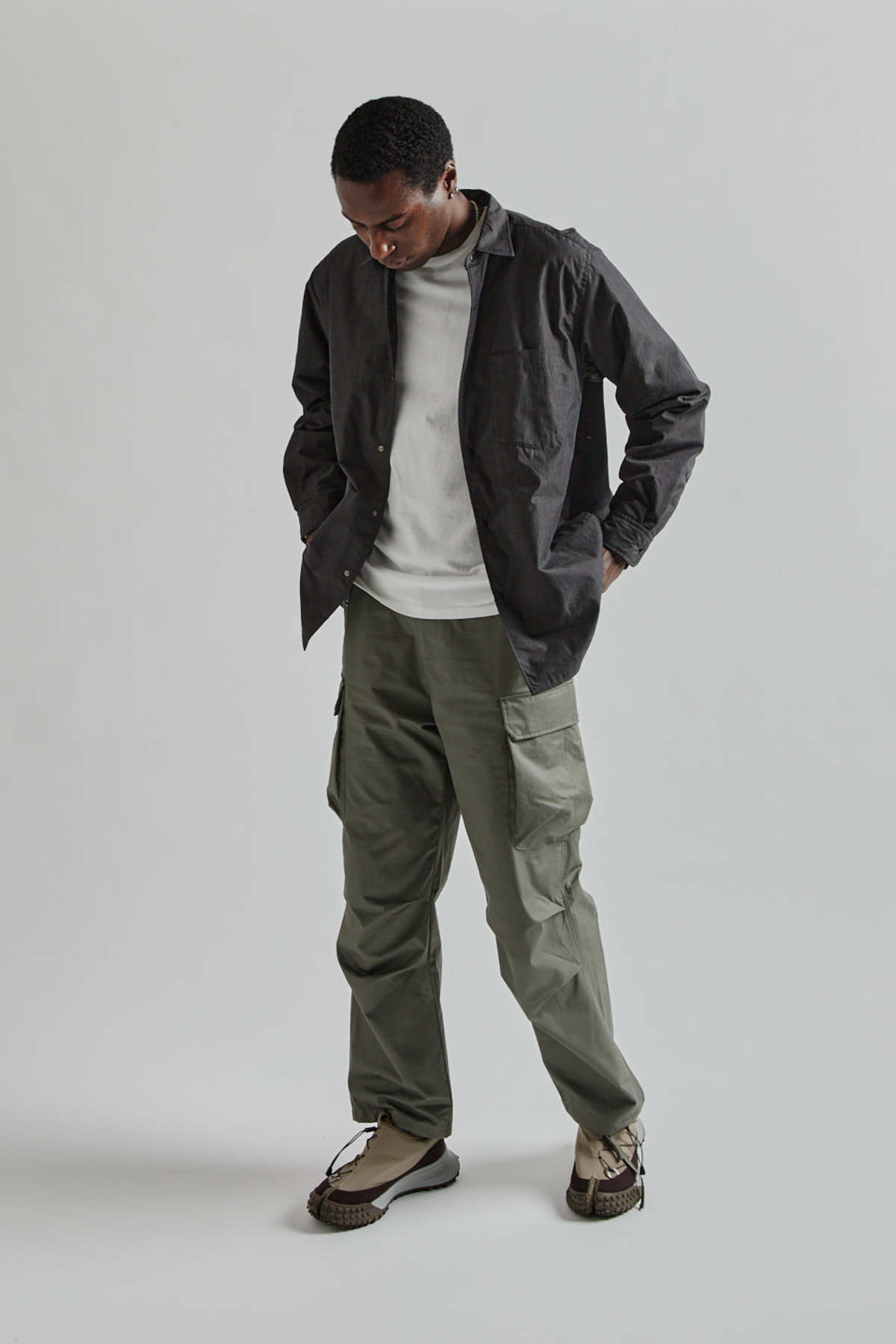 トップス Insulation Shirt Jacket Light Gray Nanamica Insulation Shirt Jacket - Light Gray | Garmentory