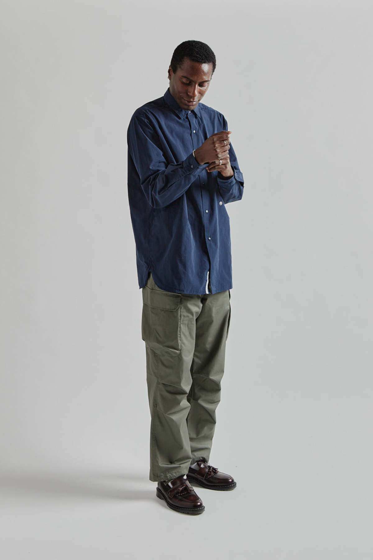 トップス nanamica RegularCollarWindShirt Regular Collar Wind Shirt – nanamica NEW YORK