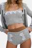 For Love & Lemons Arinah Tank - Grey - Thumbnail 4