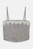 For Love & Lemons Arinah Tank - Grey - Thumbnail 7