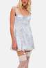 For Love & Lemons Marisa Mini Dress - Blue - Thumbnail 3