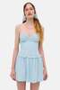 For Love & Lemons Marlowe Mini Dress - Light Blue - Thumbnail 2